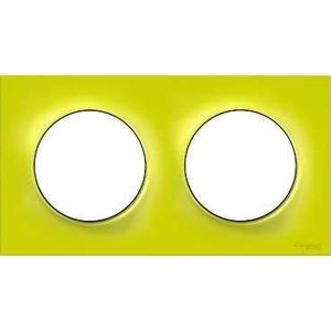 PLAQUE DE FINITION Plaque de finition Odace Styl - Vert chartreuse - 