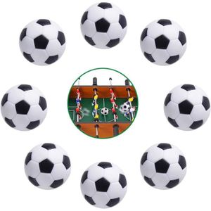 LTS FAFA 10 Pièces Mini Balles de Baby-Foot, 32 mm/1,26 Pouces Foosball de  Table, Balles Football de Rechange pour Adultes Enfants Baby-Foot (Noir et