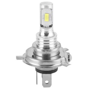 7 Round-phare 26 LED intégré Tourner Signal lumineux halogène H4 Ampoule  avec support de fixation pour 12V Moto et VTT electrocar - Cdiscount  Informatique