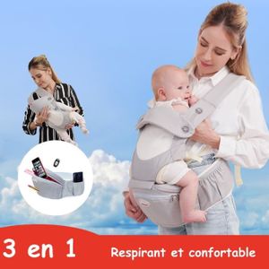 PORTE BÉBÉ Porte-bébé 3 en 1 maille respirante Confortable et