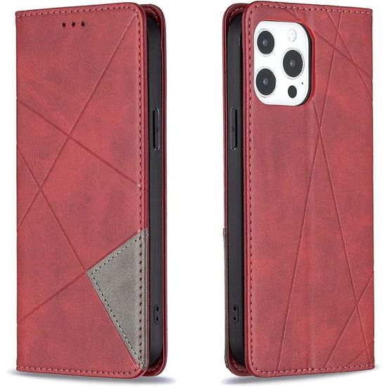 Housse Portefeuille En Cuir TORRO Pour IPhone 13 Pro - Noir - Neuf