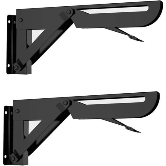 Équerre Rabattable Murale Équerres De Fixation Support Pliable Pour ...
