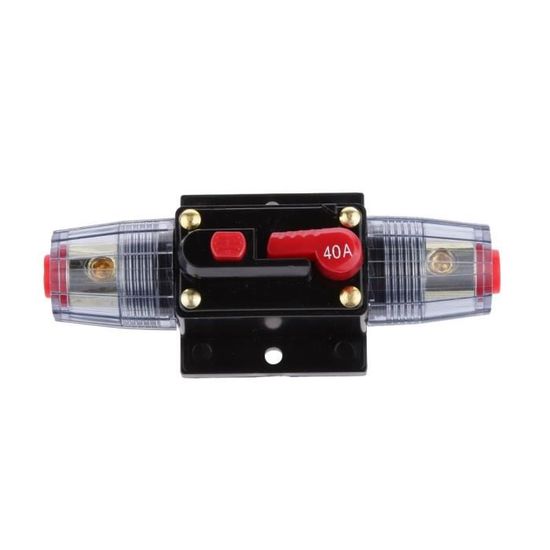 Disjoncteur De Voiture 60A, DC 12V - 48V Disjoncteur Étanche