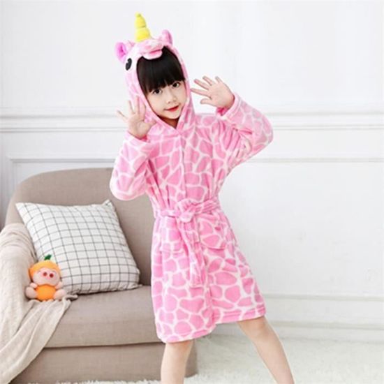 Peignoir de bain licorne discount fille