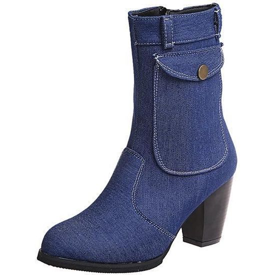 Bottes en sales jean femme