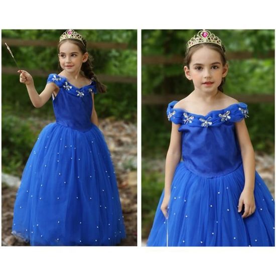 Robe princesse de luxe cendrillon robe pour filles Costume d