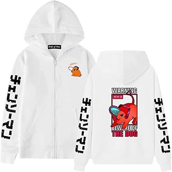 Sweat à Capuche Kpop Fille Imprimé Anime - Manches Longues, Zip, Style Y2K Streetwear - Pour Carnaval, Halloween, Quotidien