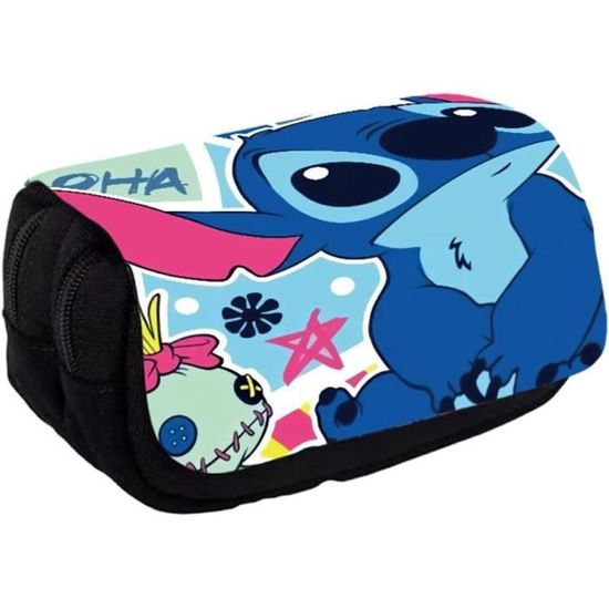 Trousse Scolaire Grande Capacité - Étui à Crayons 3D Imprimé, Double Fermeture Éclair - Pour Enfants, École, Voyage