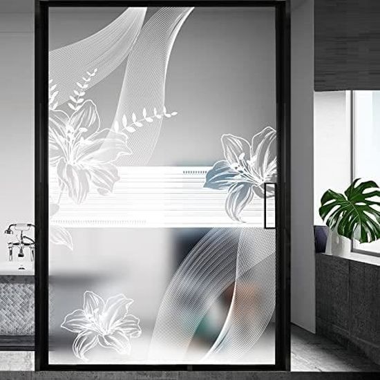 Film électrostatique Pour Fenêtre 90x400 Cm - Anti-regards, Protection UV 96%, Sans Colle, Réutilisable