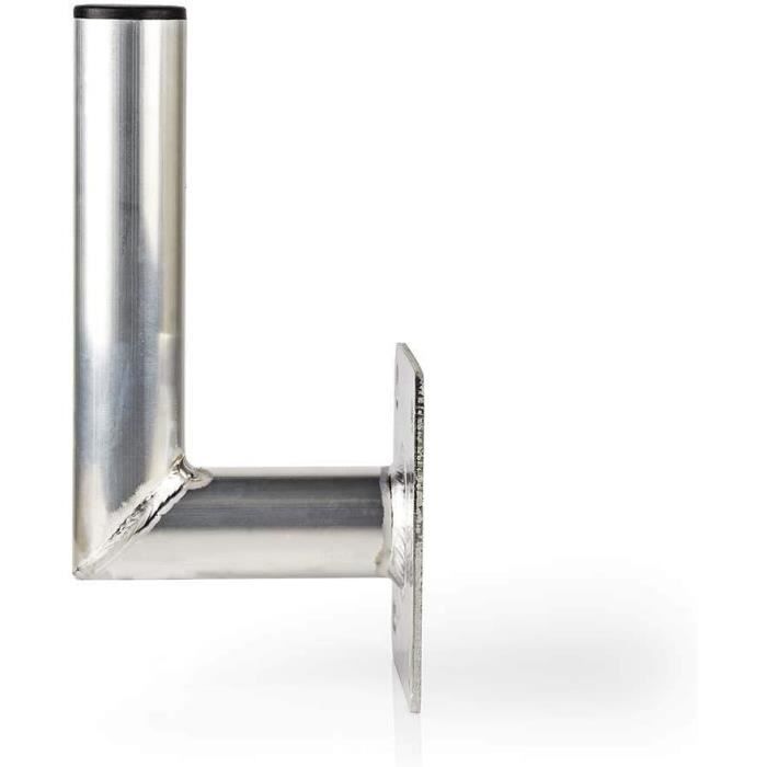 Support D'Antenne Technique 40 Mm : Fixation Horizontale Pour Balcon Avec Fixation Horizontale