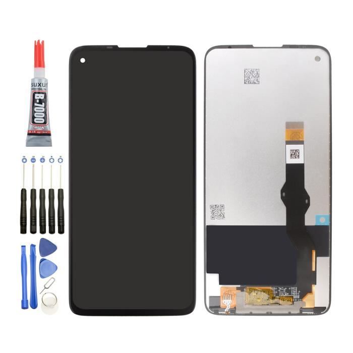 Écran lcd pour Motorola Moto G8 Power NOIR vitre tactile lcd + 9 in 1 Kit outils + Colle B7000