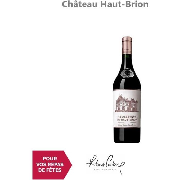Château Haut-Brion Le Clarence de Haut-Brion Rouge 2016 - 75cl - Appellation AOC Pessac-Léognan - Vin Rouge de Bordeaux - 17-20