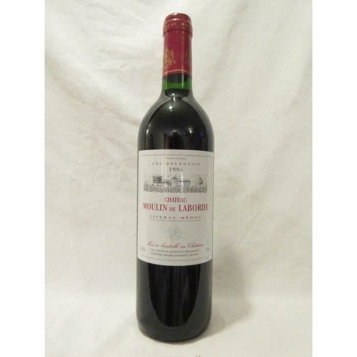 listrac château moulin de laborde cru bourgeois rouge 1995 - bordeaux france
