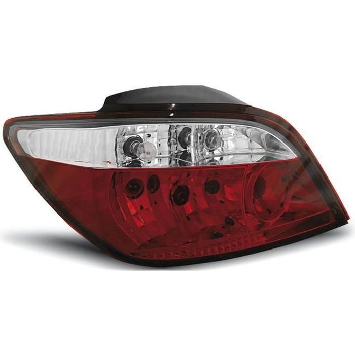 Paire de feux arriere Peugeot 307 01-07 rouge blanc
