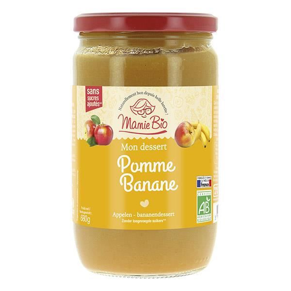 Compote pomme banane - 680g