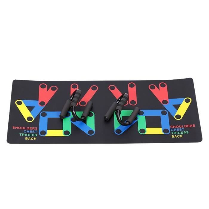 barre pour traction -Support Push-Up support Push-Up 9 en 1 musculation Fitness outils d'exercic...- Modèle: Black - ZOAMFWZDA08318