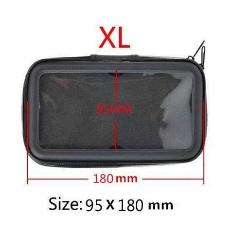 Supports voiture,Support téléphone Moto Support vélo universel étanche sac Mobile Support pour Moto pour iphone X 7 Plus - Type XL