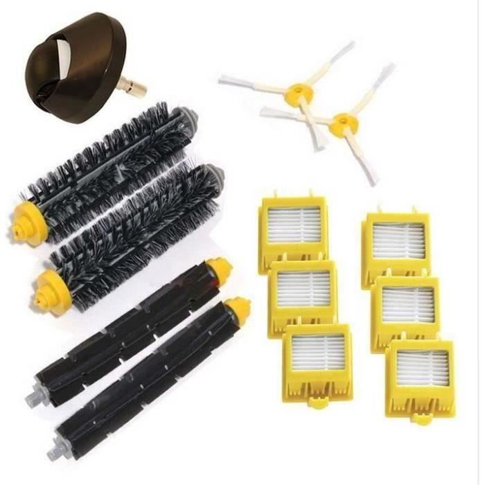 Pack 13 remplacement kit volaex + tracteur brosse + Hepa filtre + Brosse Latérale kit Pour iRobot Roomba série 700(760 770 780 790)