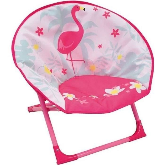 FUN HOUSE Siège lune Flamant Rose Pour Enfant