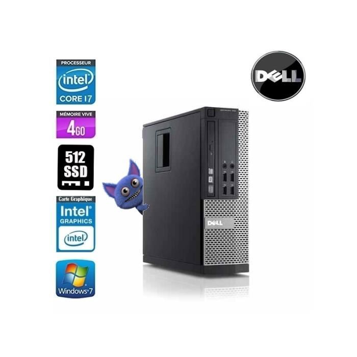 PC de bureau Dell optiplex 790 sff core i7