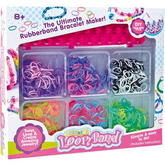 Kit Set Créatif Bijoux En Caoutchouc \