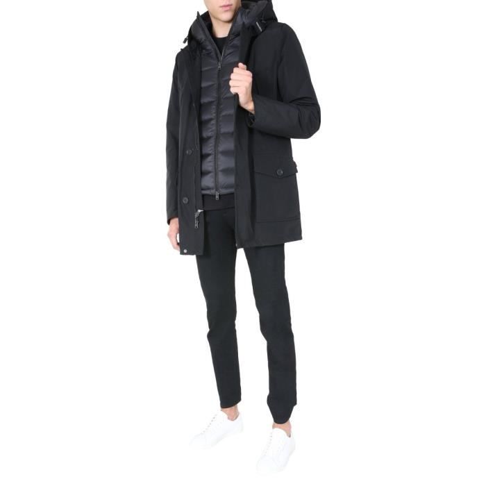 WOOLRICH HOMME WOOU0336MRUT2348100 NOIR TRENCH COAT