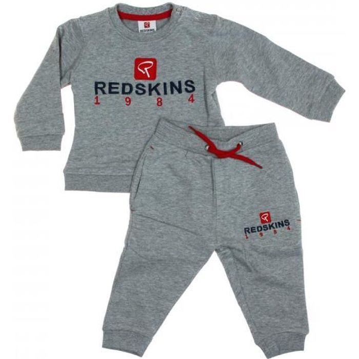 Ensemble Bébé Gris Garçon Redskins