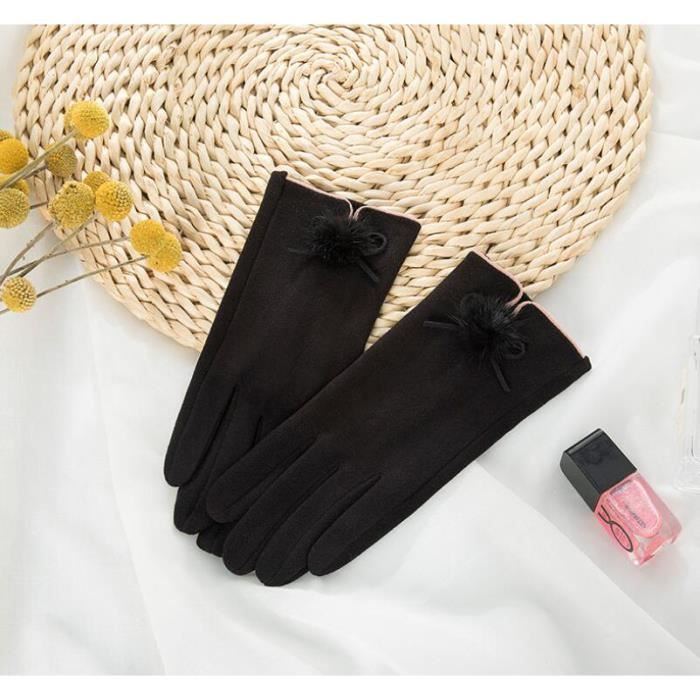 Noir Des gants