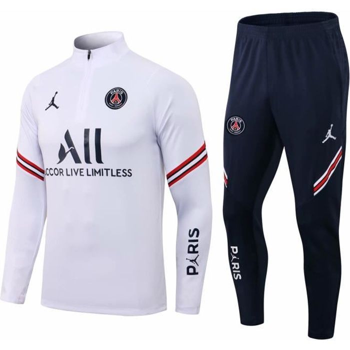 Nouveau PSGS Jordans Survêtement Maillot de Foot Survet Kit 2021 2022 Pas Cher pour Homme