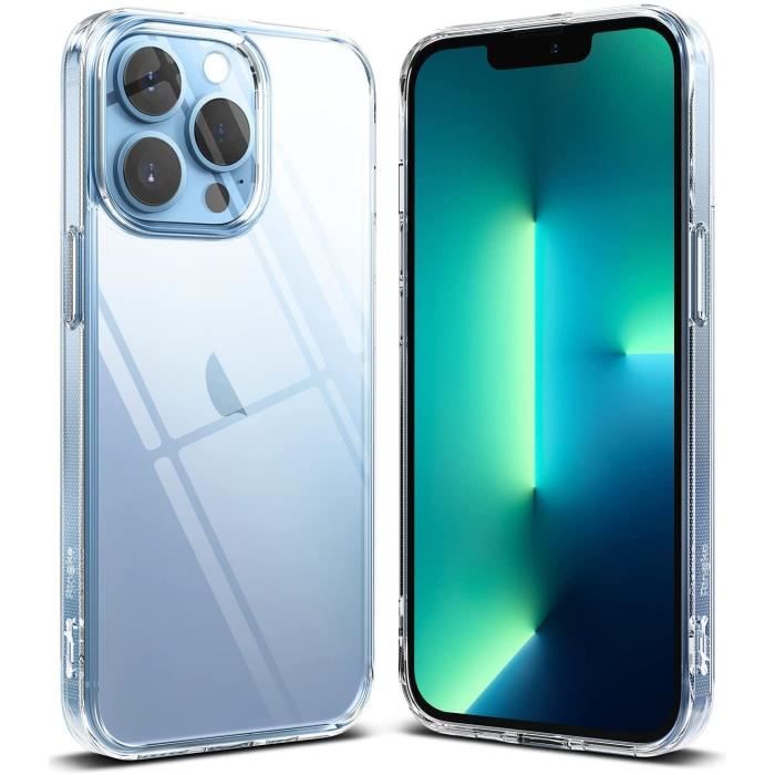 Coque iPhone 13 Pro Max (6,7 Pouces) - Protection Silicone Transparente Souple Fin et Antichoc - New&Teck