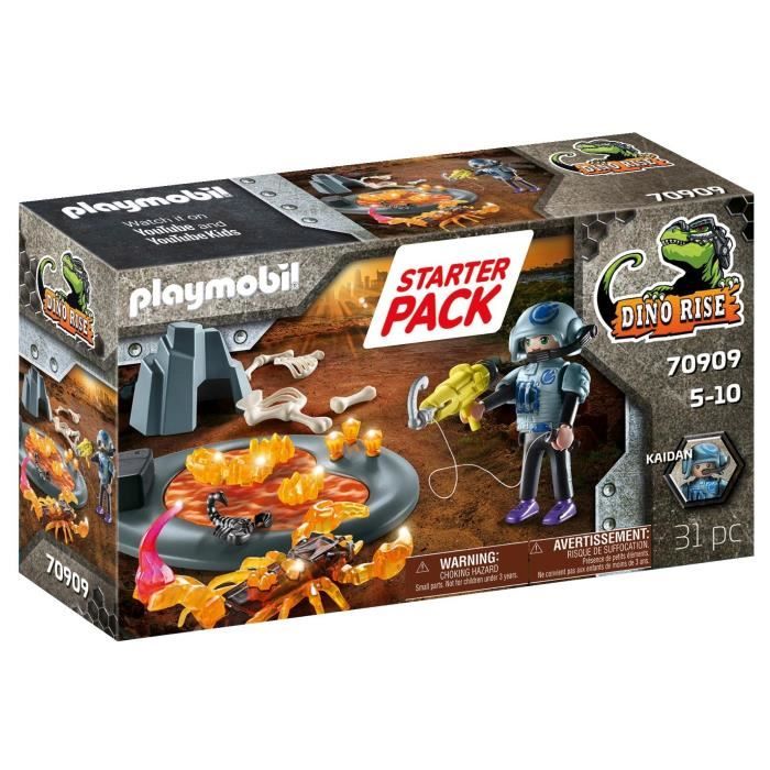 PLAYMOBIL - 70909 - Starter Pack Agent avec Scorpion de feu