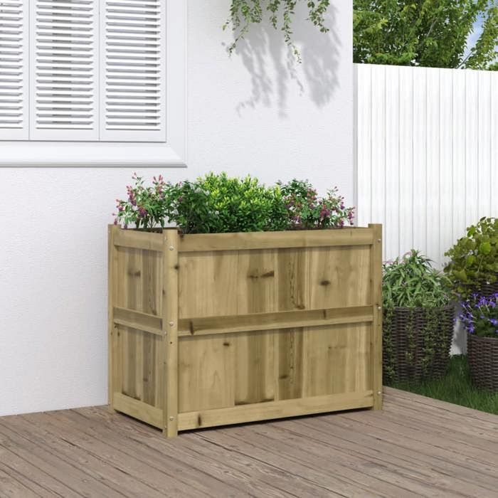 vidaXL Jardinière bois de pin imprégné - vue 3