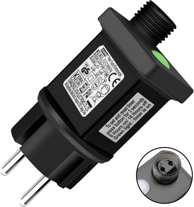 Clignoteur pour Guirlande lumineuse 31V 6W Prise Clignotante 9 Modes