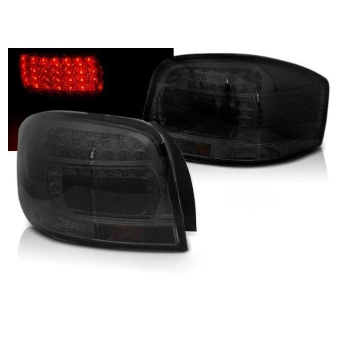Paire de feux arriere Audi A3 8P de 05/2003 a 2008 LED fume-30853979