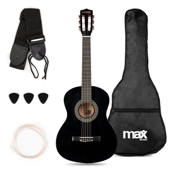 Découvrez le Pack Guitare Classique Junior Max SoloArt : Idéal pour les Jeunes Guitaristes