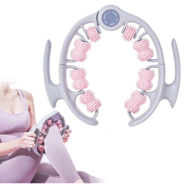 Juguta Rouleau De Massage Anti-Cellulite - Rouleau Musculaire Pour Jambes Et Coudes, Bleu, Compact Et Portable