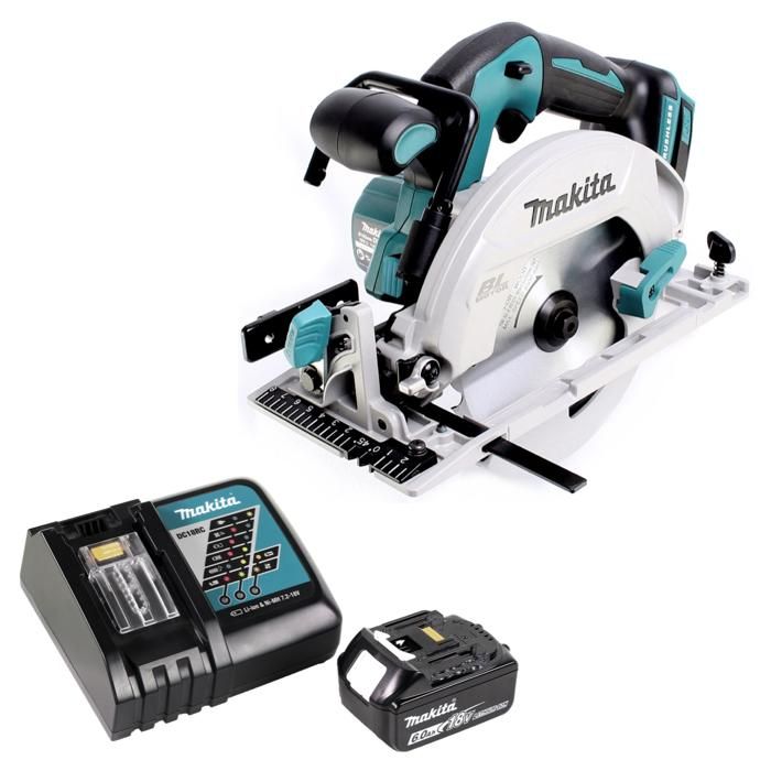 Scie Circulaire Sans Fil Makita DHS680 18V Brushless Batterie 60 Ah