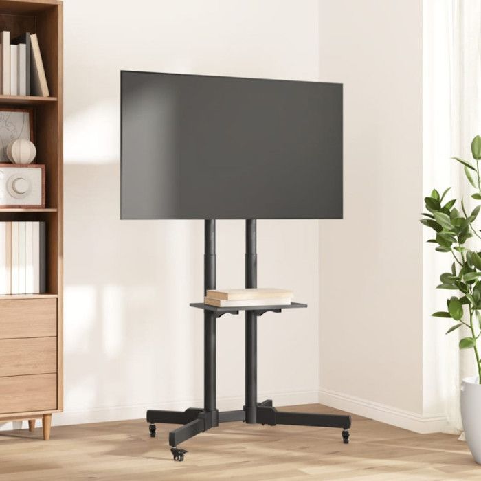 Meuble TV sur roulettes pour écran 32 70 pouces max VESA