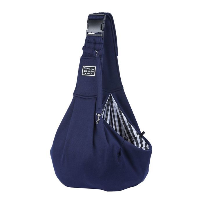 Comparer les prix de Sac de transport pour petits chiens et chats bandoulière simple pour animaux de compagnie bleu foncé