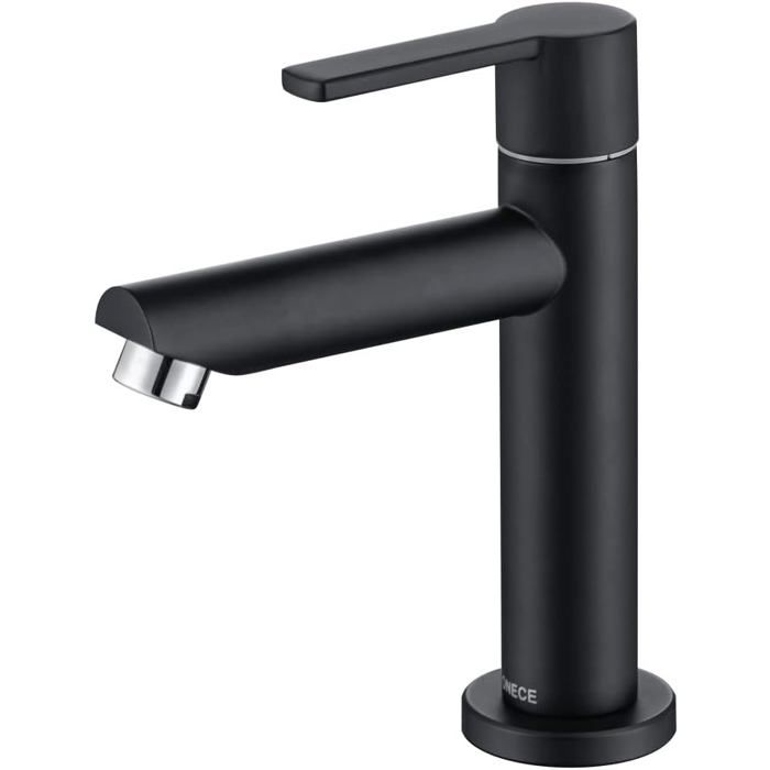 Lave-mains - YYV - Indus - Noir - Métal - Eau froide uniquement
