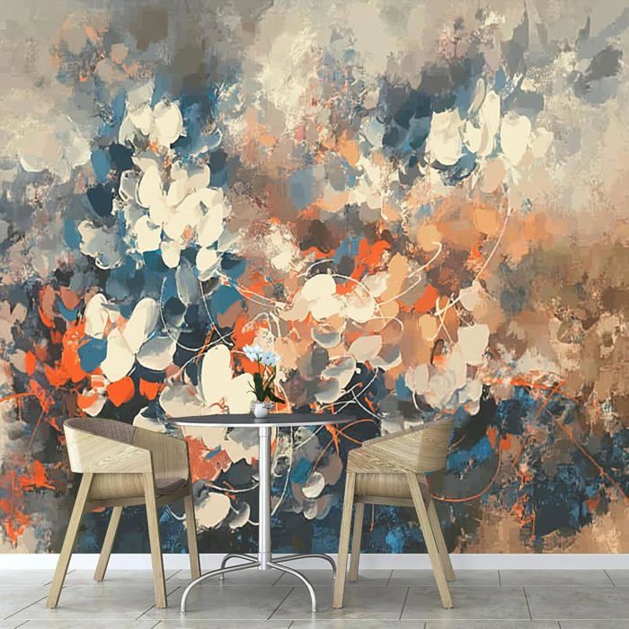 Papier Peint Panoramique Pétales Abstraits 350x256cm Poster Geant Mural ...