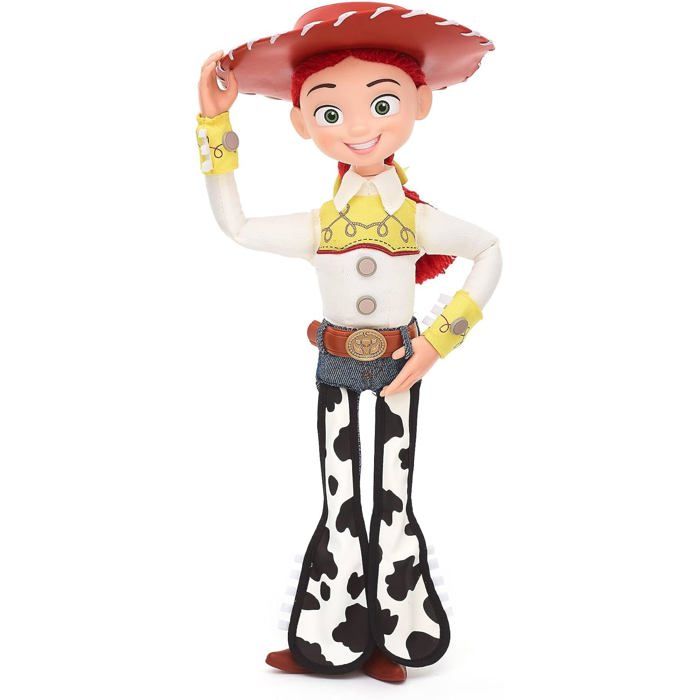 Figurine interactive - DISNEY STORE - Jessie - 36 cm - 14 répliques en anglais - Chapeau détachable