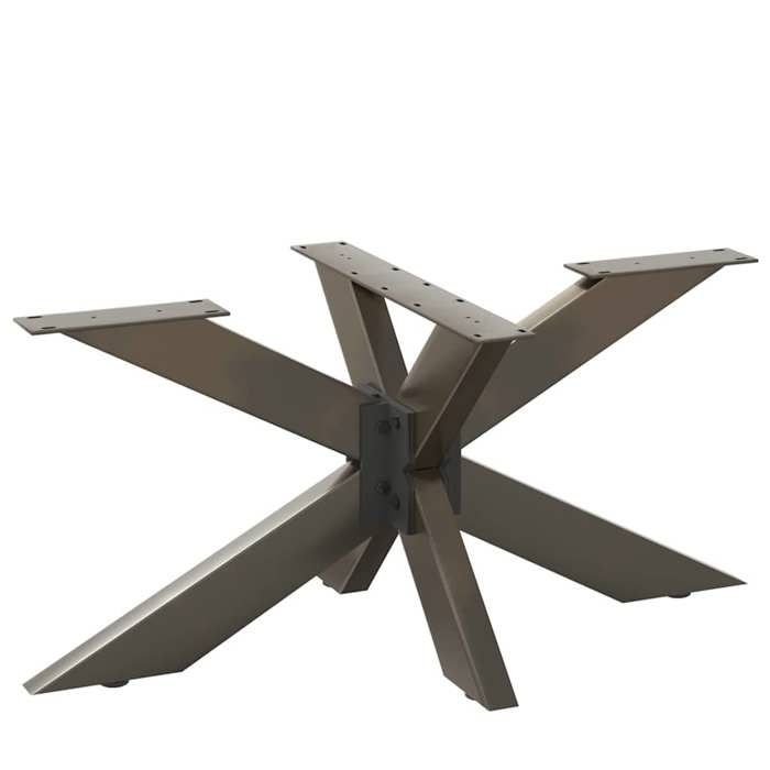 1 Parcel - MEUBLE - Pied de table basse en forme daraignée noir 98x58x(42-43) cm en acier_2 ans garantie_02_6942