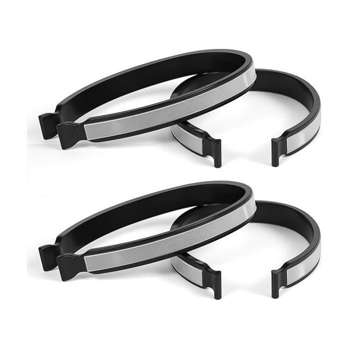 4 pcs Pinces à Vélo Réfléchissantes Clip de Pantalon Réfléchissant à Vélo Pince Pantalon Velo Clips Universels pour Cyclistes