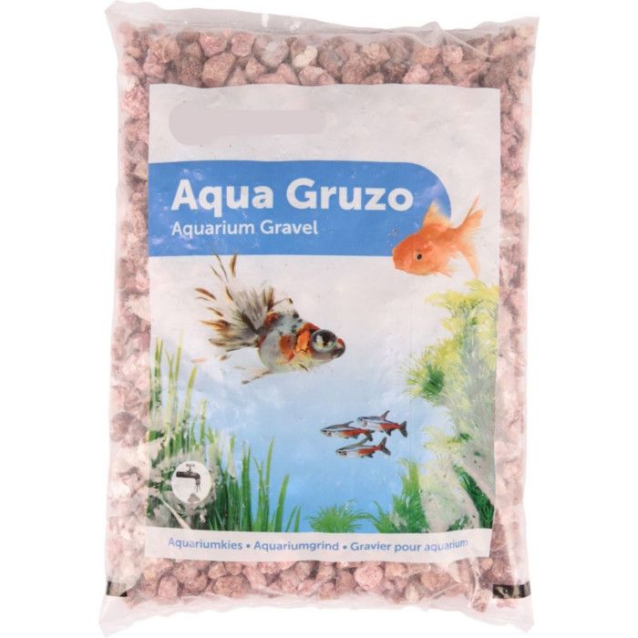 Comparer les prix de Gravier Gruzo rose 900 gr pour aquarium.