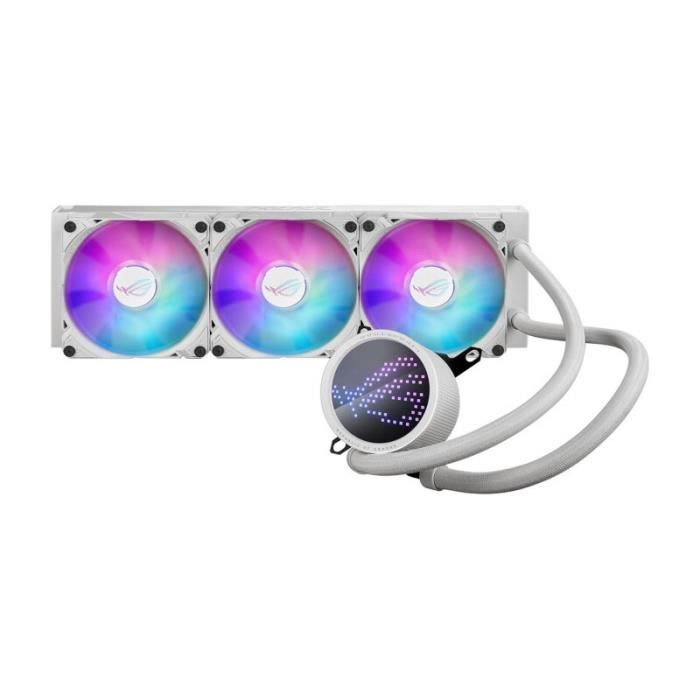 Kit de watercooling – ASUS – Rog RyuoIII 360ARGB – Blanc – Écran Anime Matrix LED – Compatible Aura Sync