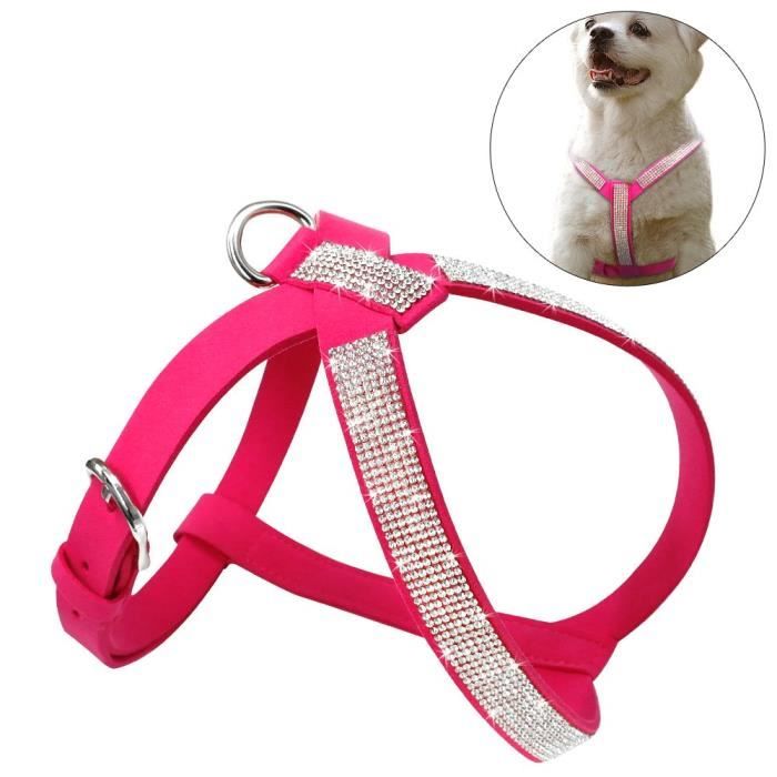 Harnais De Chien De Strass Doux Et Scintillant Pour Petits