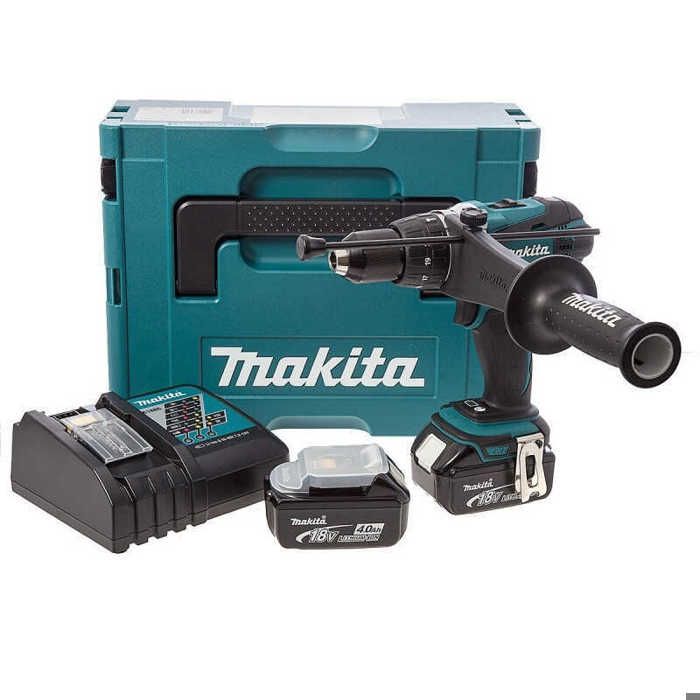 Makita Perceuse Visseuse A Percussion Dhp458z 2 Batteries 18v 4ah Li Ion Coffret Makpac Achat Vente Perceuse Perceuse A Percussion 2x18v Cdiscount