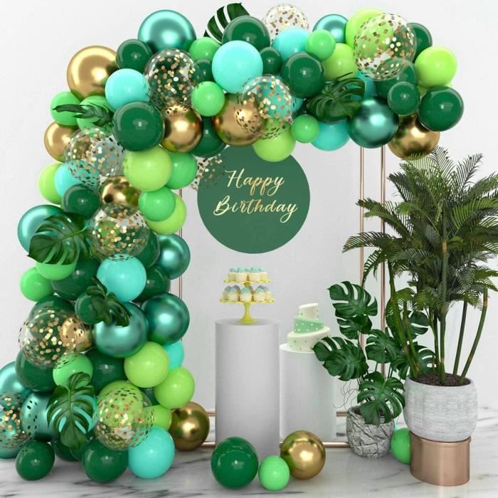 Kit Arche Ballon Vert, 152 Pièces Arche Ballon Anniversaire Vert Et Or,  Guirlande Ballons Vert Sauge Blancs Or Pour Decoratio[u814] - Cdiscount  Maison