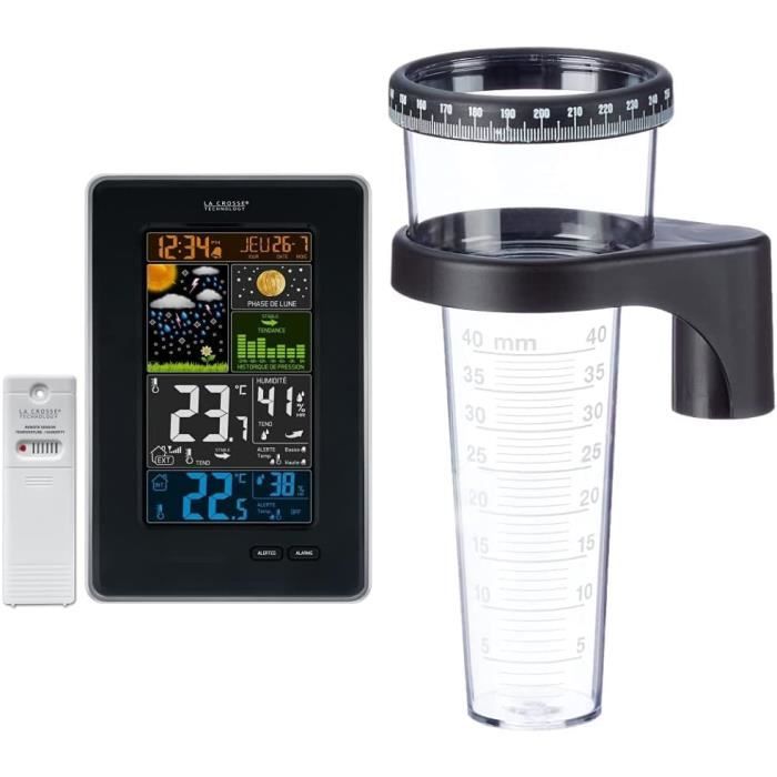 Station Météo Colorée La Crosse Technology WS6212 Avec Phases De Lune - Noir